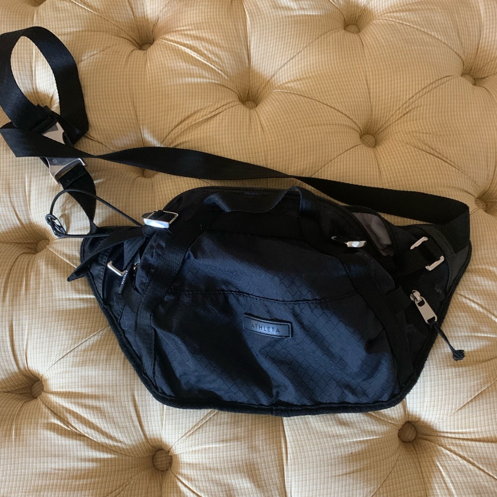 Black Athleta Crossbody/Waist Bag